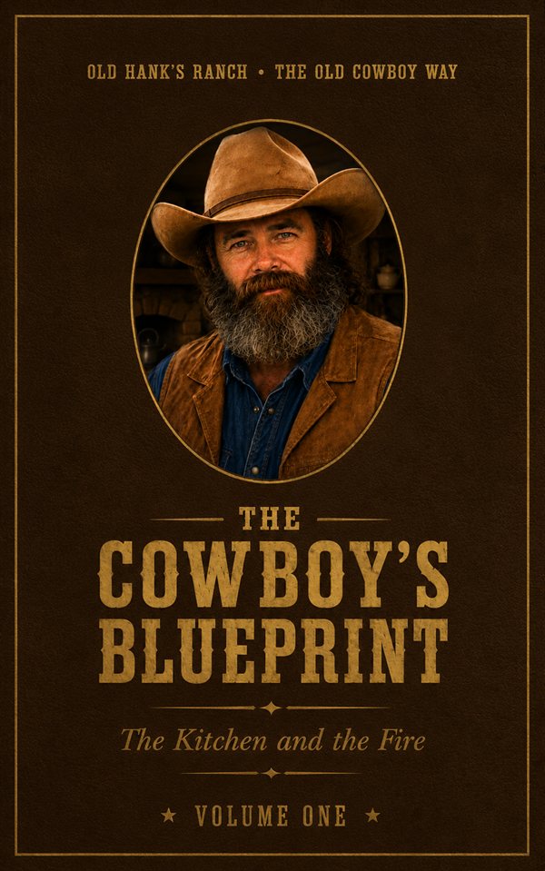 Old Hank's Ranch, Volume I — The Cowboy's Blueprint: The Kitchen and the Fire (book cover)